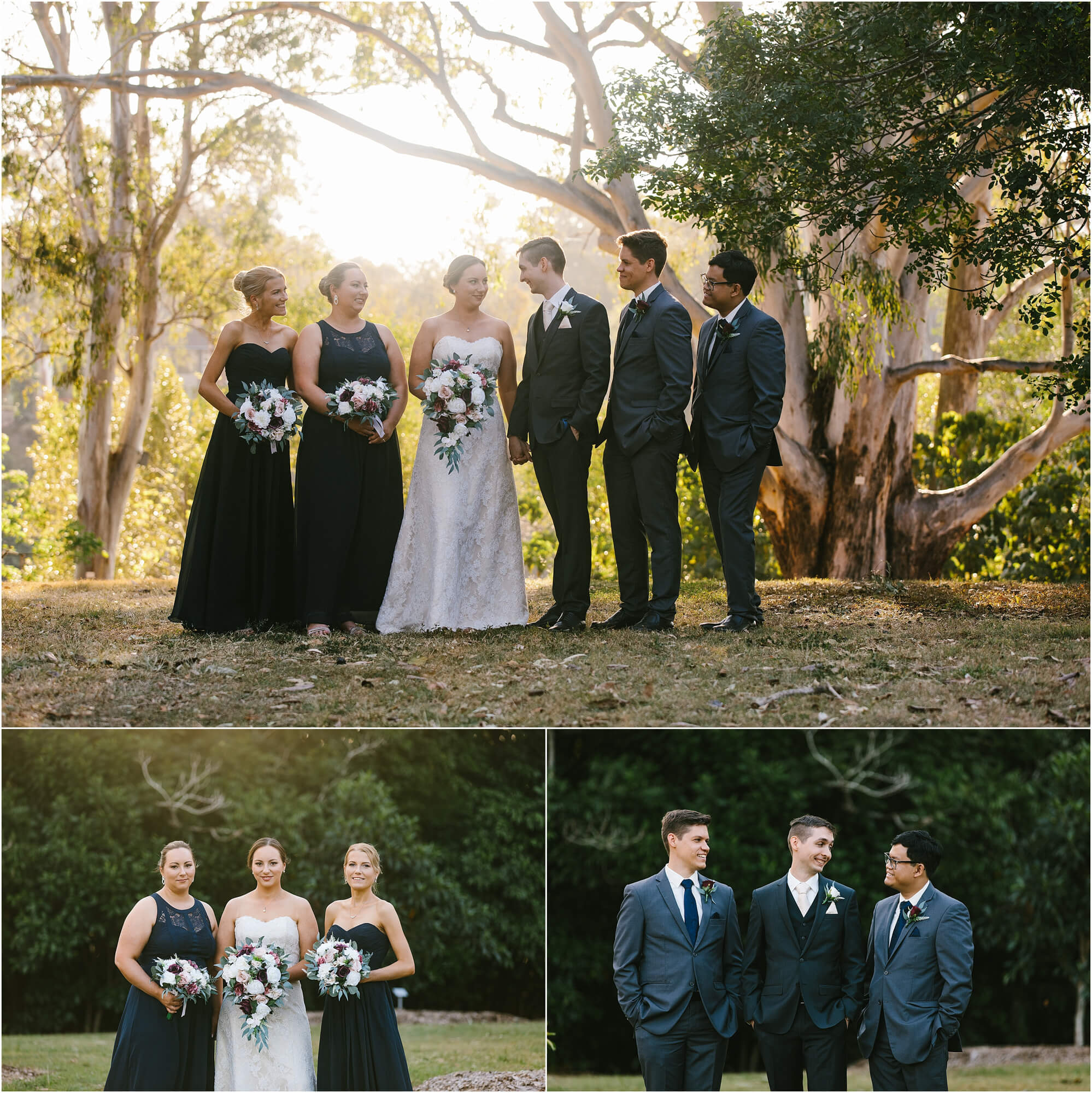 Sherwood arboretum wedding photo