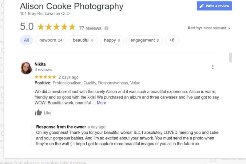 newborn baby photography reviews